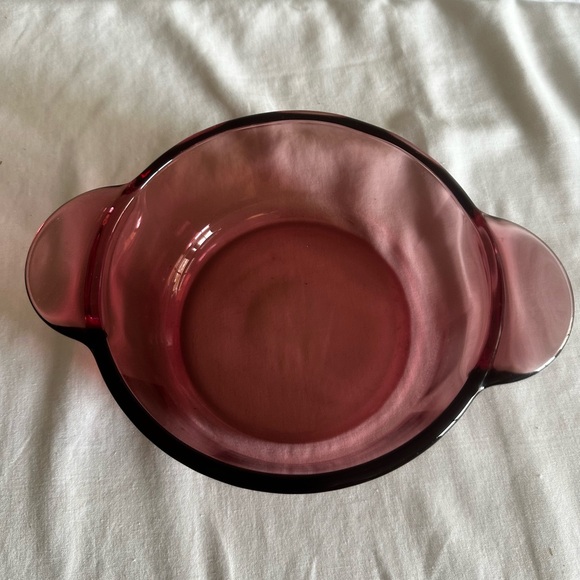 CORNING VISION USA CRANBERRY 1Q CASSEROLE 1174 - Picture 5 of 8